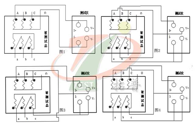 變壓器直流電阻快速測(cè)量?jī)x試驗(yàn)接線圖